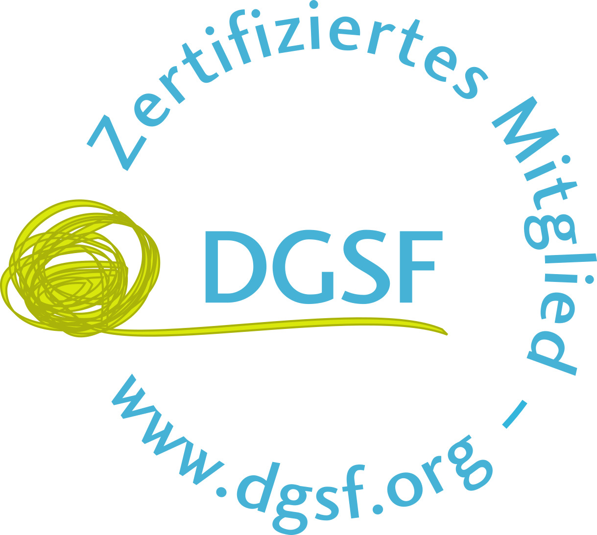 Mitglied der Deutschen Gesellschaft für Systemische Therapie, Beratung und Familientherapie (DGSF)